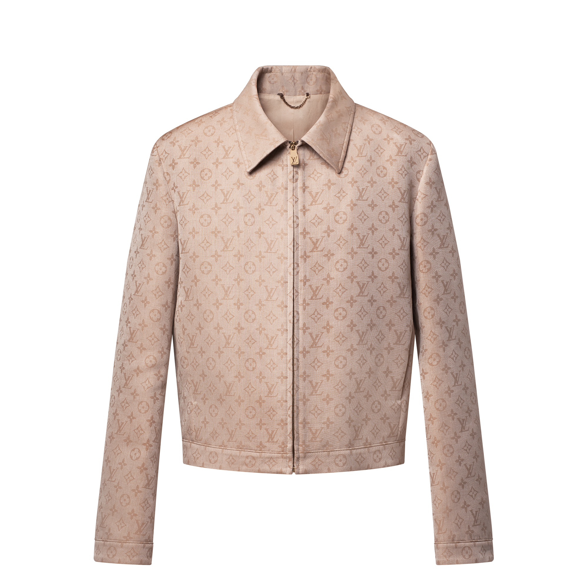 سترة قصيرة بنقشة Monogram بسحاب  in الرجال