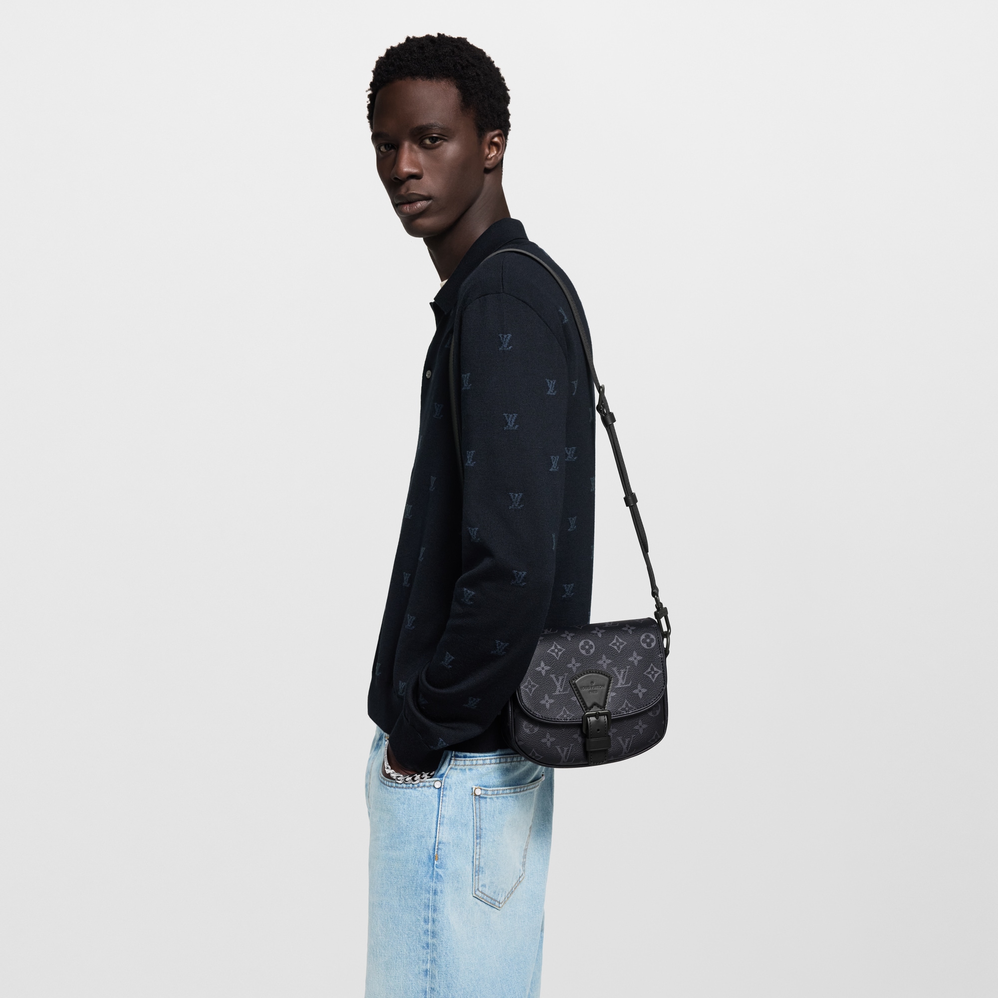 Montsouris Messenger PM Monogram Eclipse in Bags and Small Leather Goods