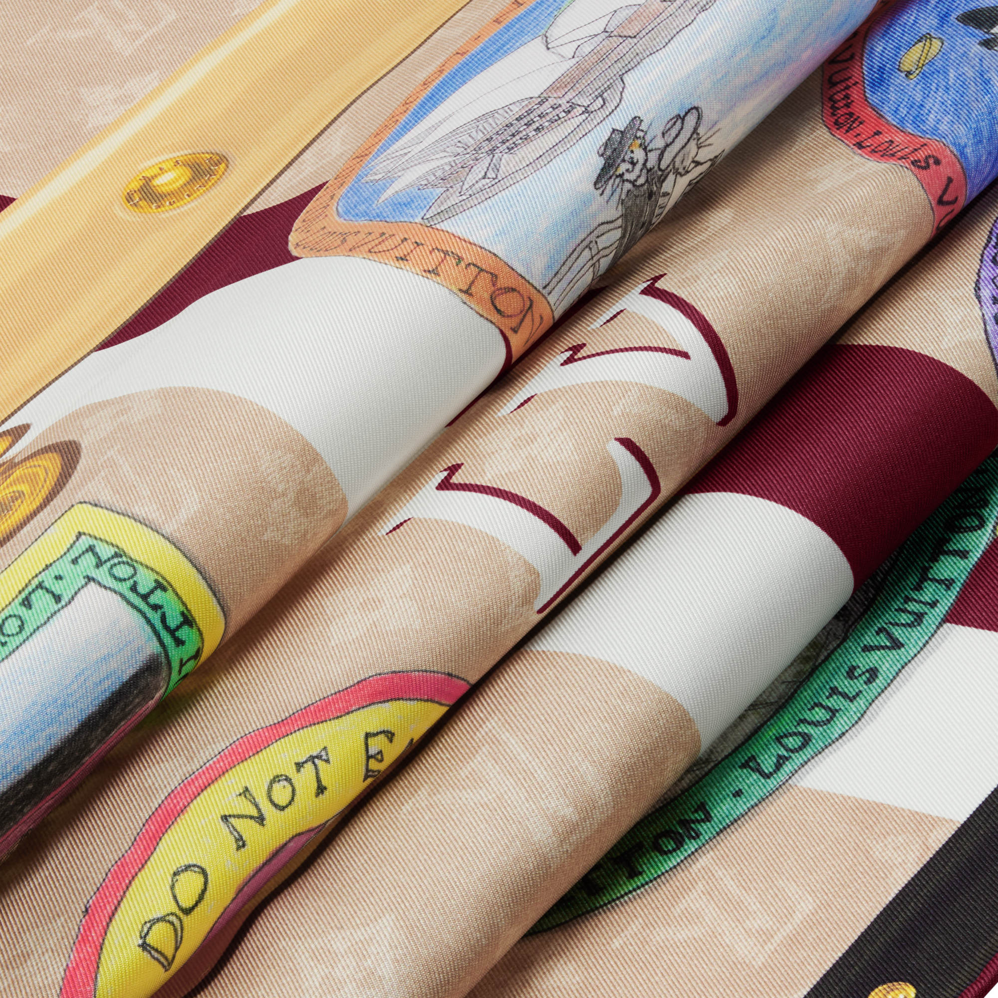 وشاح مربع My LV Trunk، مقاس 90 S00 in النساء