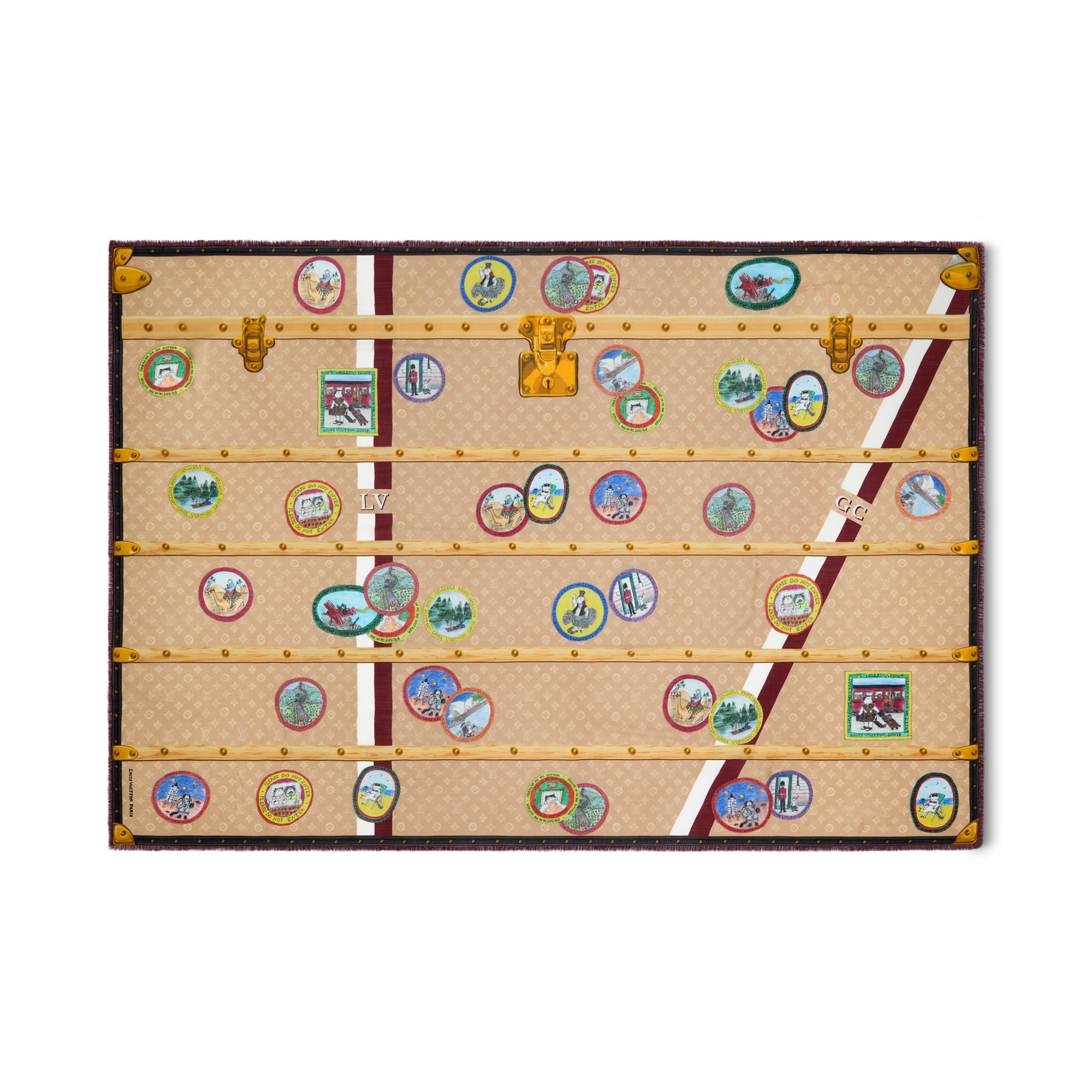 My LV Trunk Stole S00 in Women