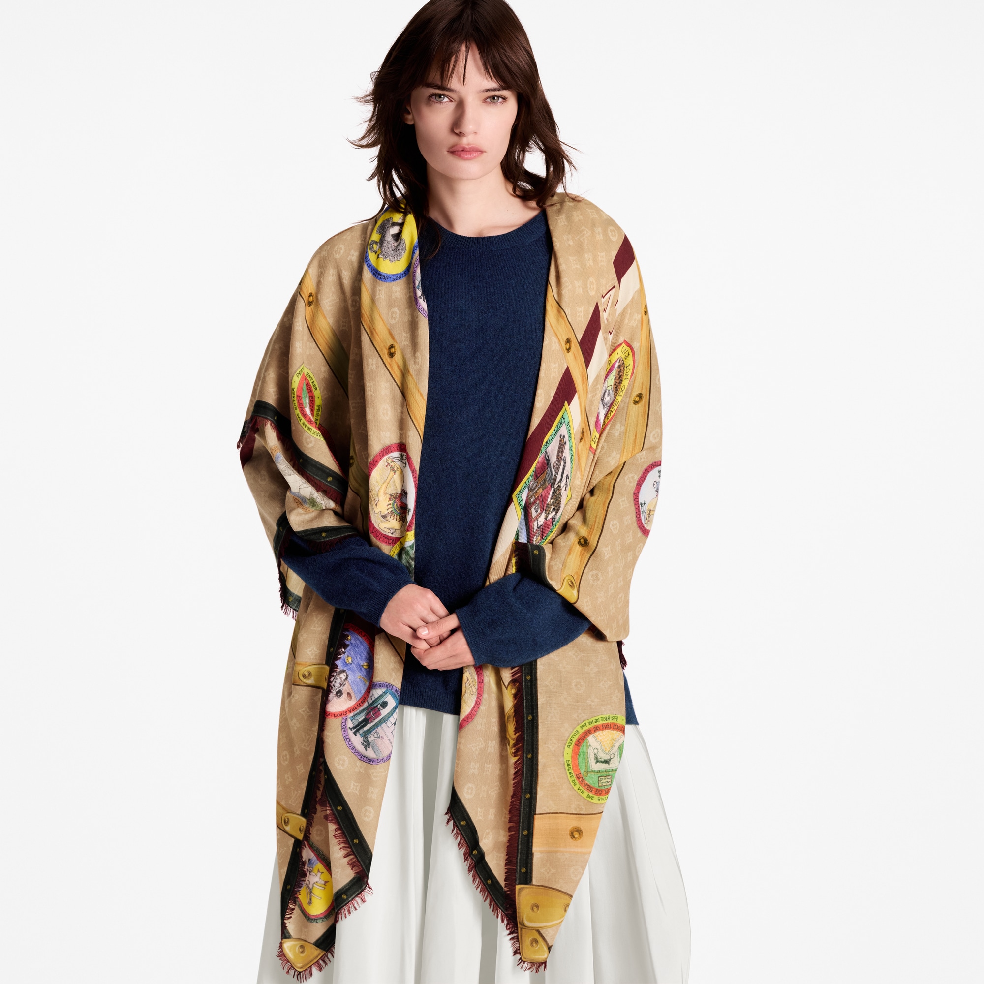 My LV Trunk Stole S00 in Women