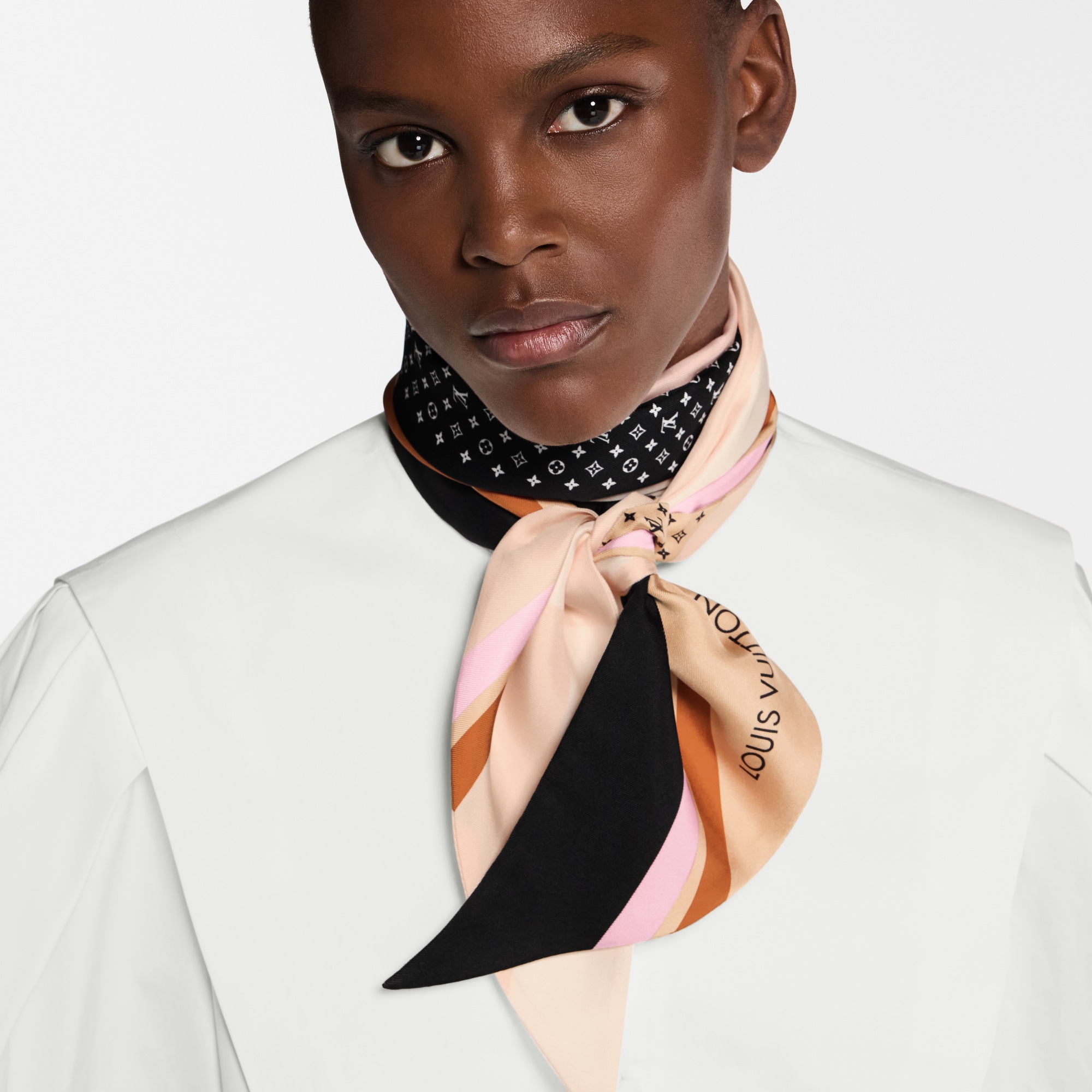 Nano Monogram Lavalliere Stole  S00 in Women