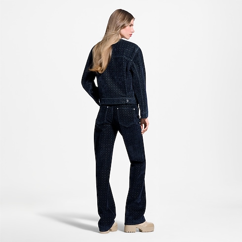 Nanogram Flocket Velvet Jacket in Women's Ready to Wear Coats and Jackets collections by Louis Vuitton (Product zoom)