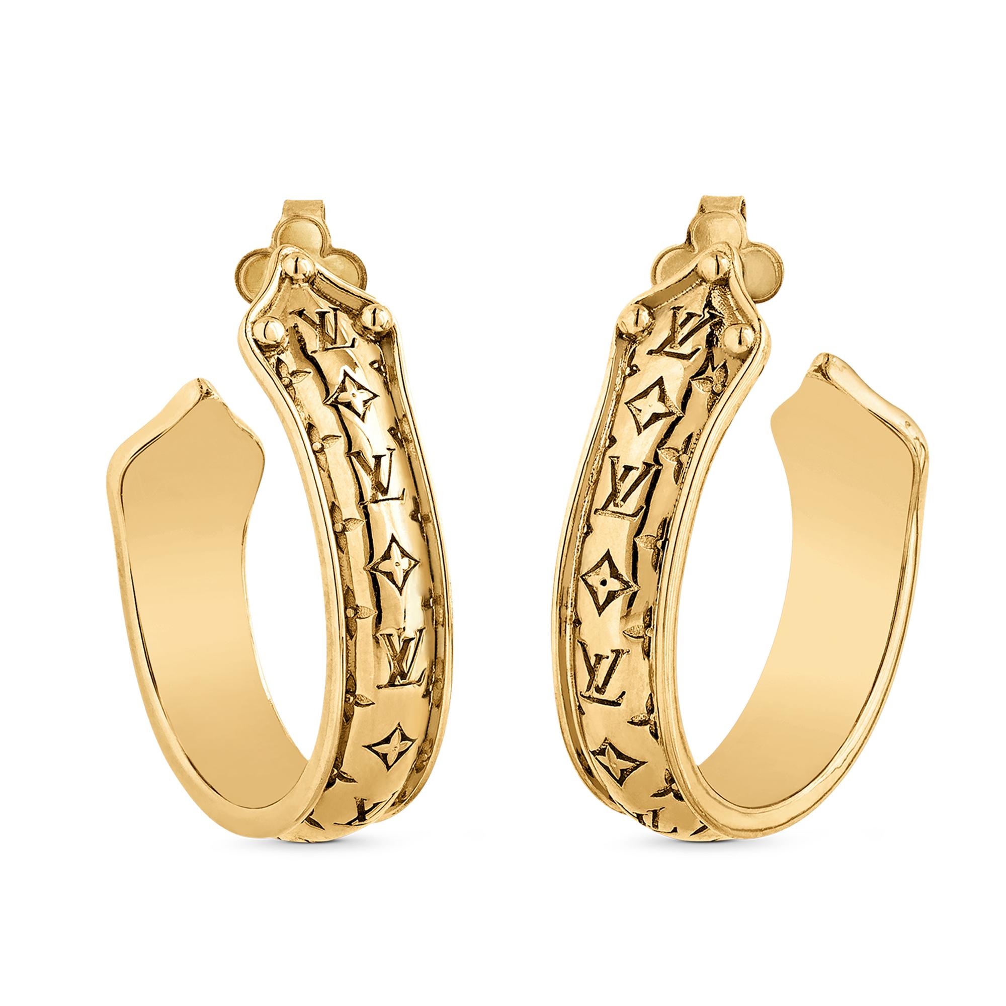 louis vuitton nanogram earrings