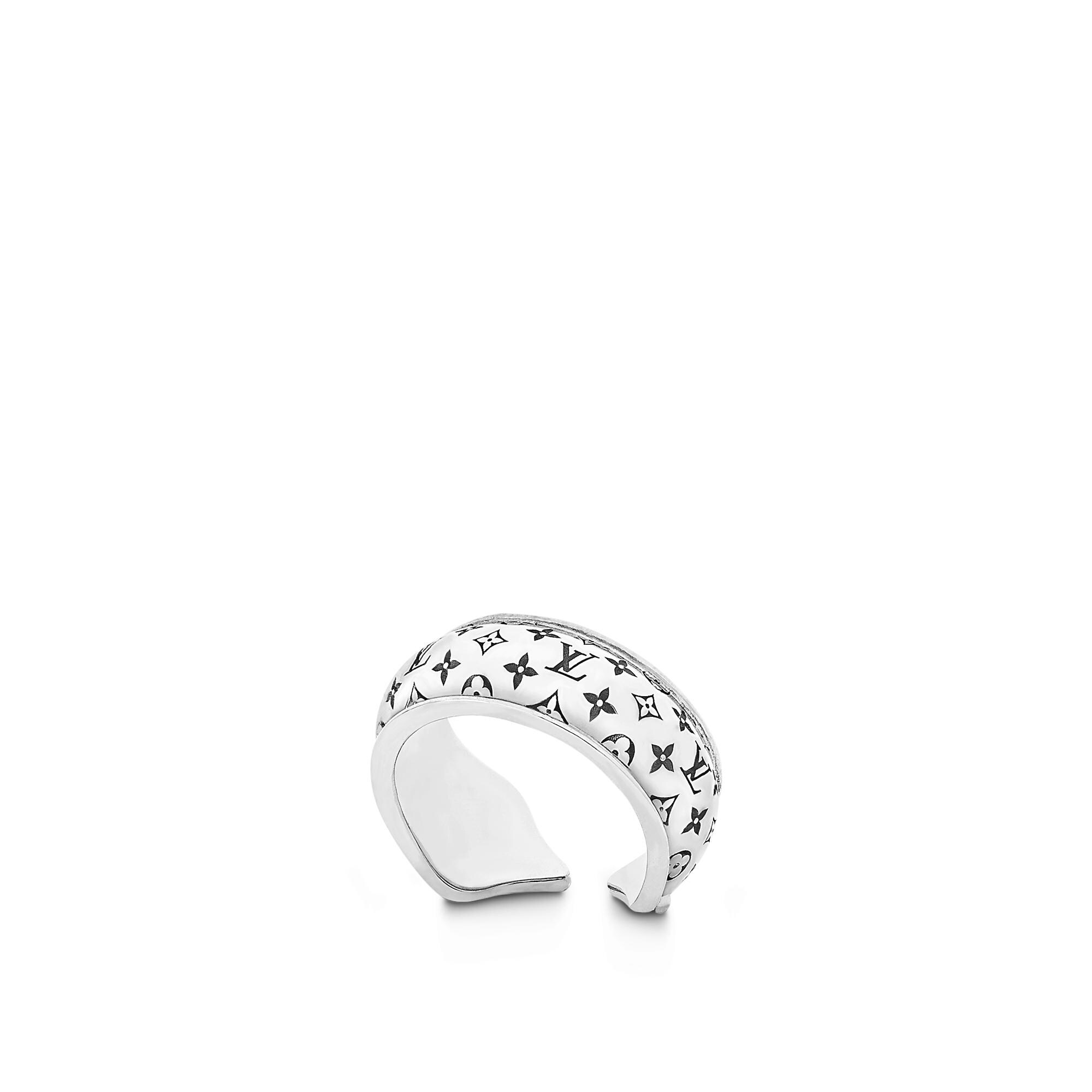 louis vuitton silver ring