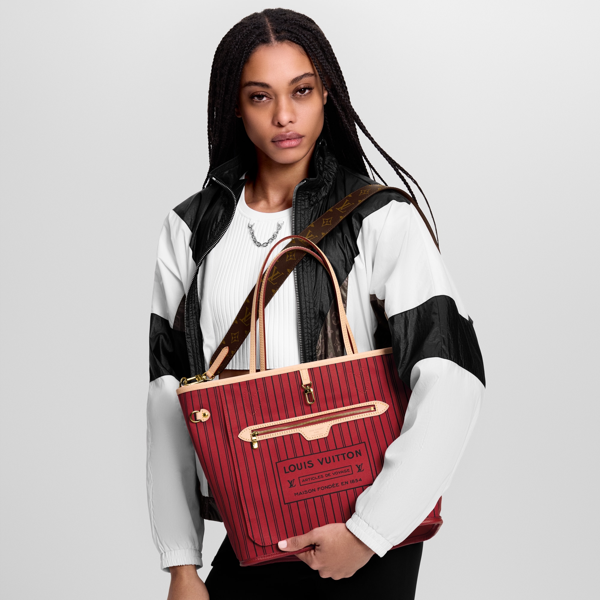 حقيبة Neverfull Bandoulière Inside Out MM Monogram in الحقائب والمنتجات الجلدية الصغيرة