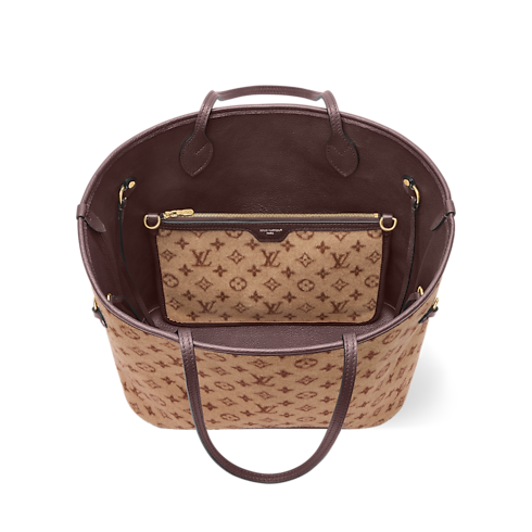 Neverfull Inside Out MM Minigram Leather in Women's New In Women } collections by Louis Vuitton (Product zoom)