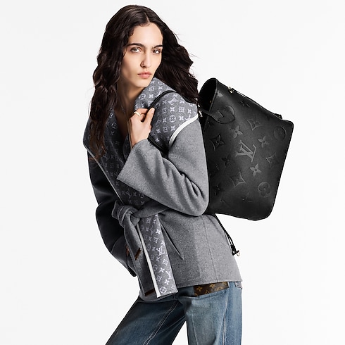 Neverfull MM Tote Bag Monogram Empreinte in Women's Handbags All Handbags collections by Louis Vuitton (Product zoom)