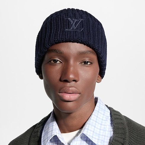 Only LV Beanie worn view