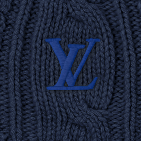 Only LV Mini Cable Scarf S00 in Men's Accessories Scarves collections by Louis Vuitton (Product zoom)