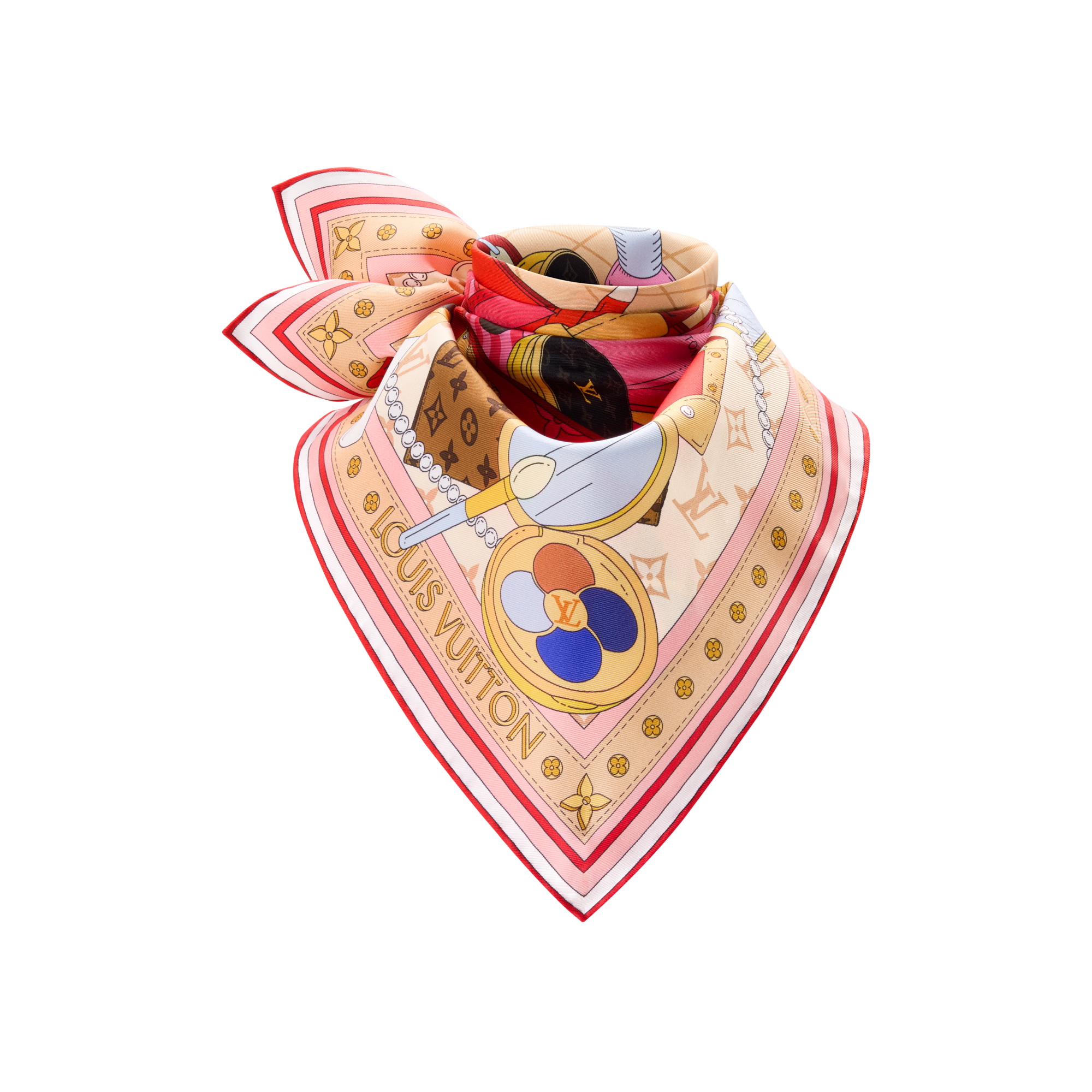 وشاح قصير Paris En Beaute، مربّع بعرض 55 S00 in النساء