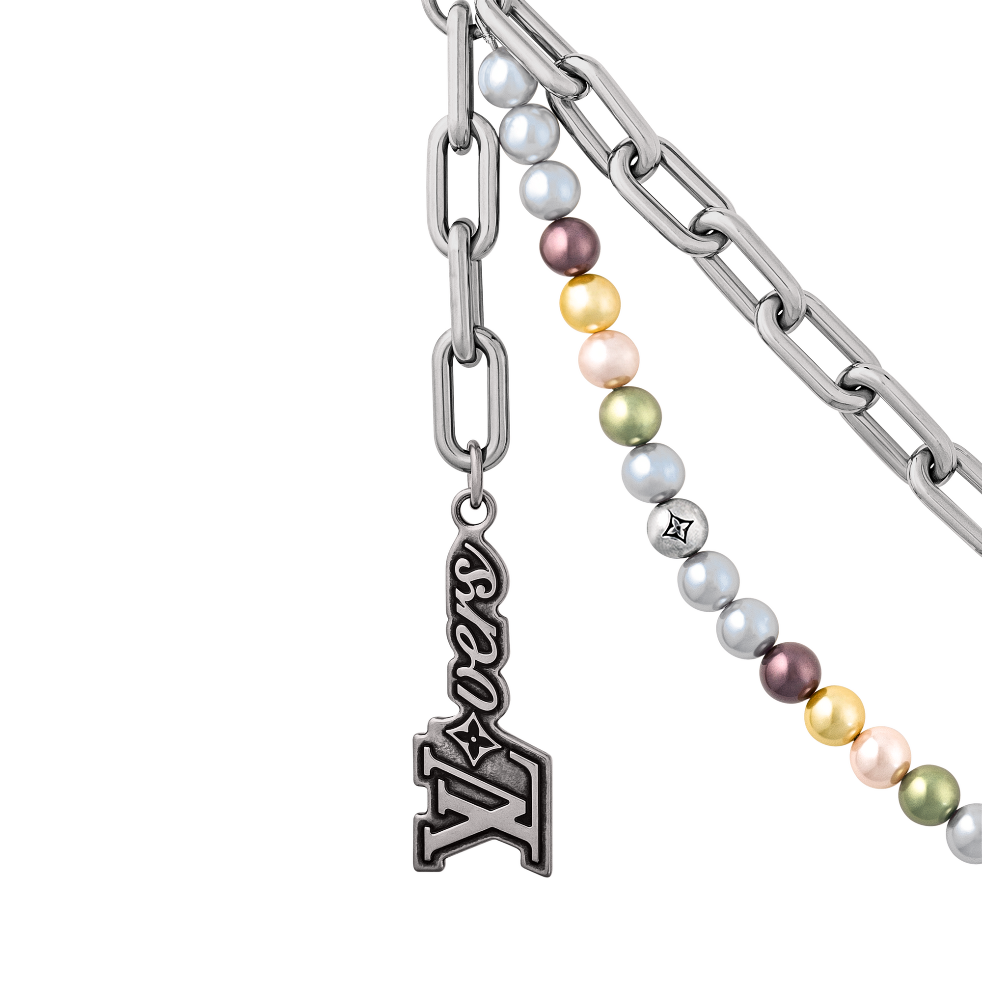 سلسلة حزام ودلاية تزيين الحقيبة Pearls S00 in الرجال