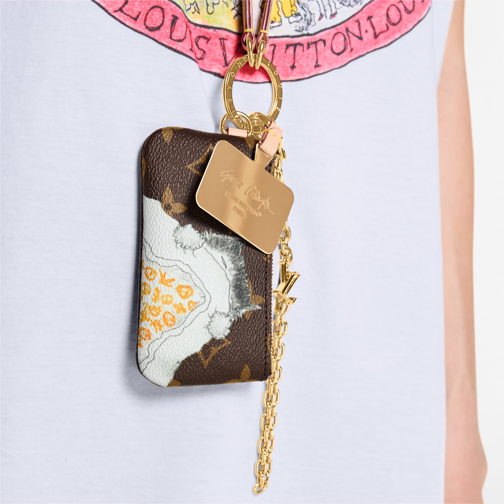 Phone Holder Autres Toiles Monogram in Women