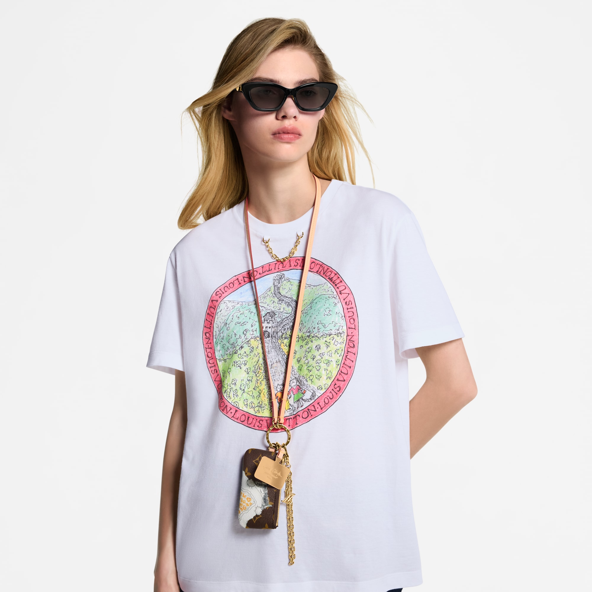 Phone Holder Autres Toiles Monogram in Women