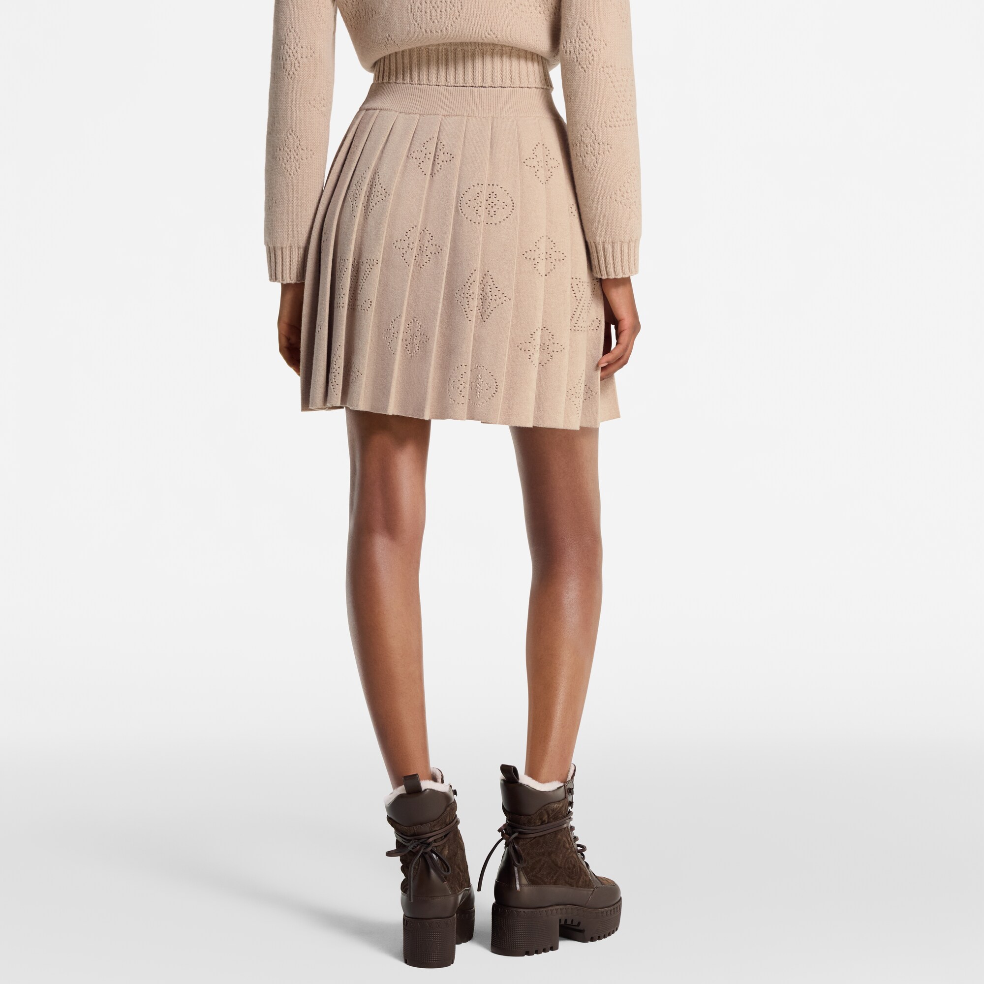 Pleated Mahina Knit Skirt  in Women