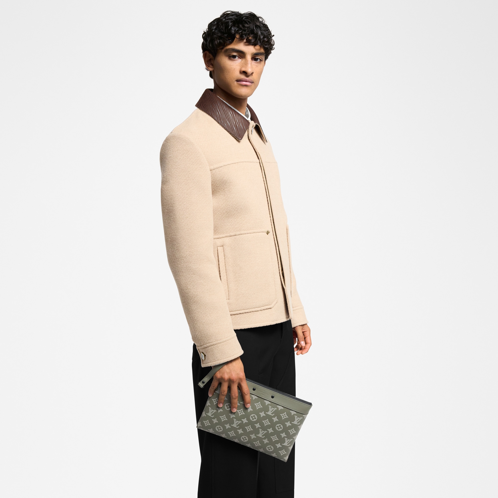 حافظة To-Go جلد مونوجرام Shadow in الرجال