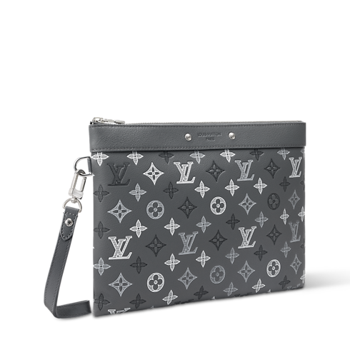 Pochette To-Go Monogram Shadow in Men's Wallets and Small Leather Goods All Wallets and Small Leather Goods collections by Louis Vuitton (Product zoom)