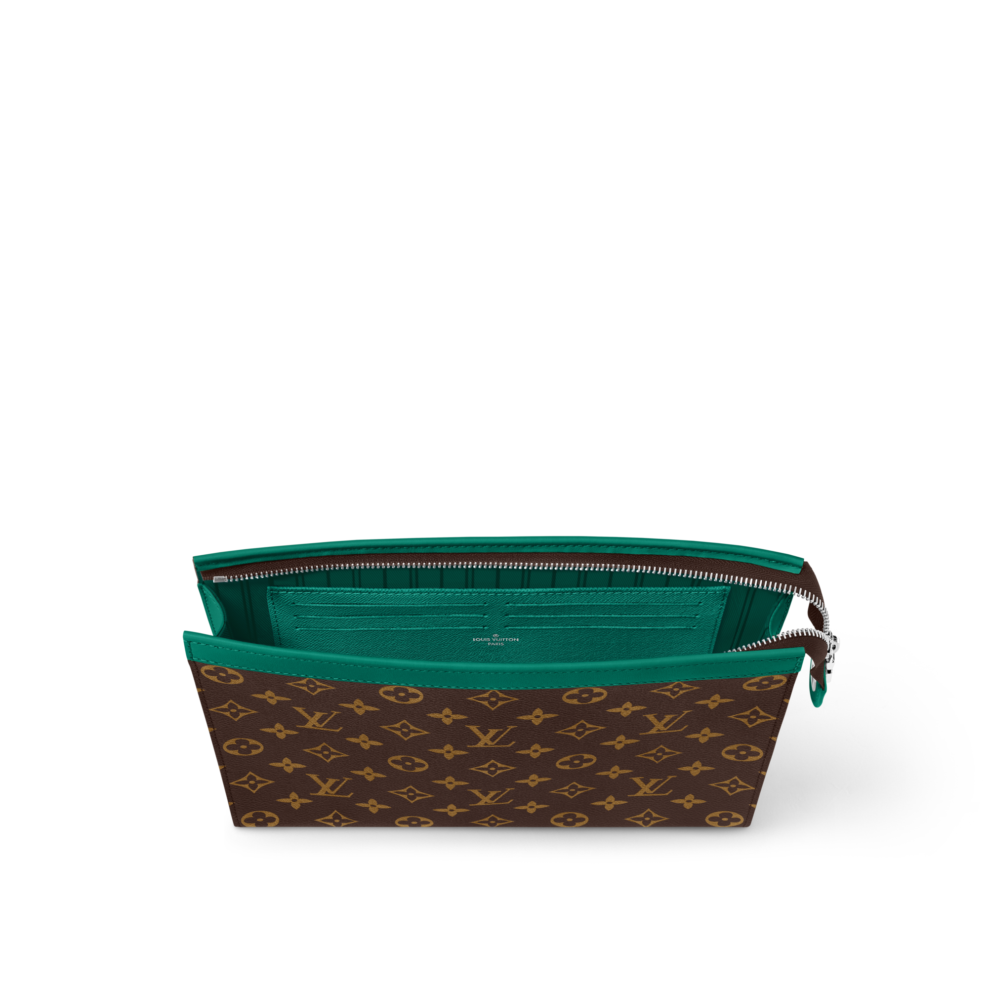 حافظة Pochette Voyage MM Monogram Macassar Canvas in Super Lucky Day