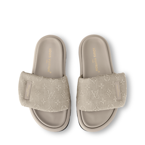 صندل Pool Pillow بكعب مسطح مريح in النساء's الأحذية حذاء بكعب مسطح collections by Louis Vuitton (تكبير صورة المنتج)