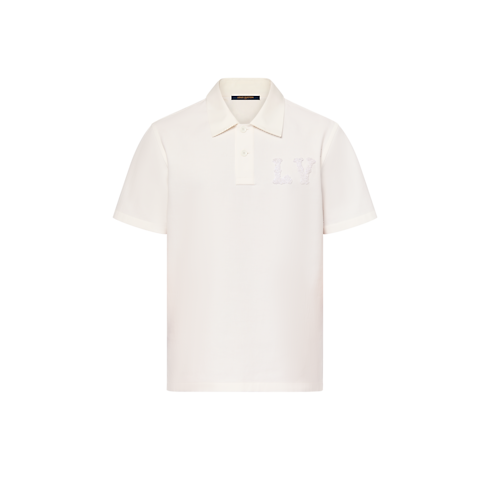 Poplin Polo With Embroidered LV Patch in Men's Discontinued Product Obs 15 collections by Louis Vuitton (Product zoom)