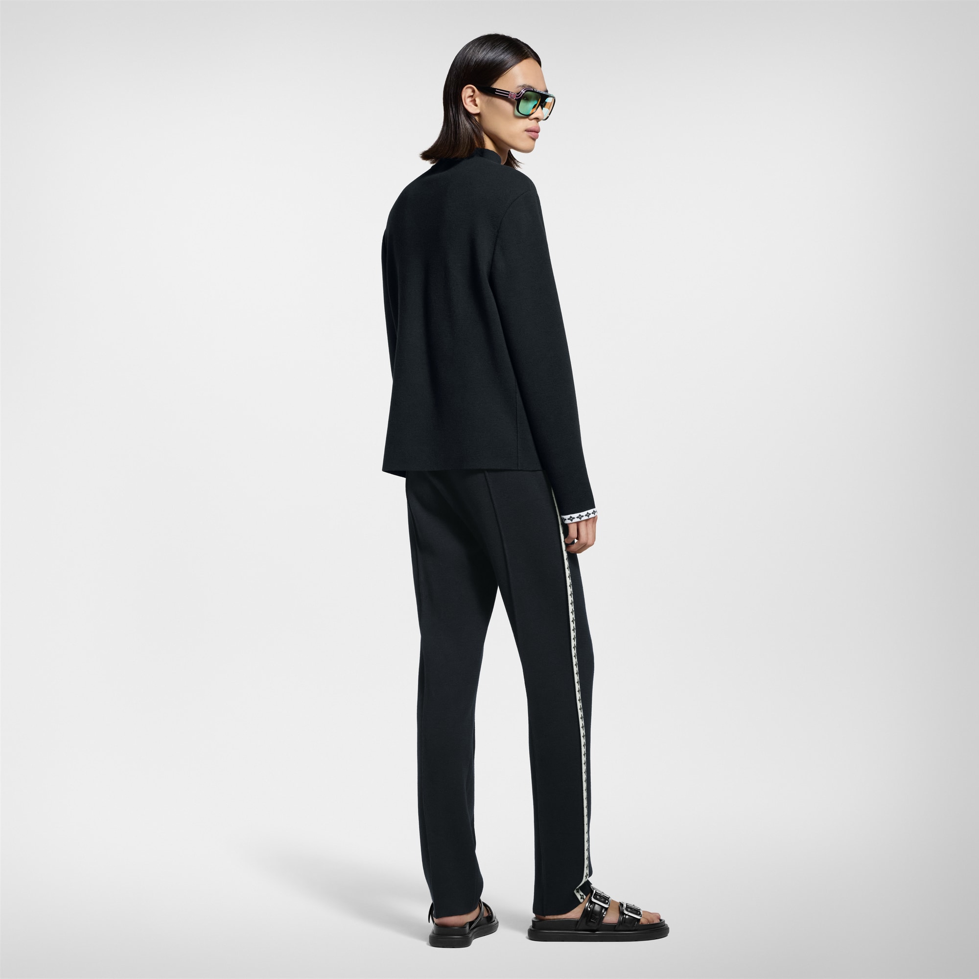 Preppy Knitted Wool Blazer  in Men