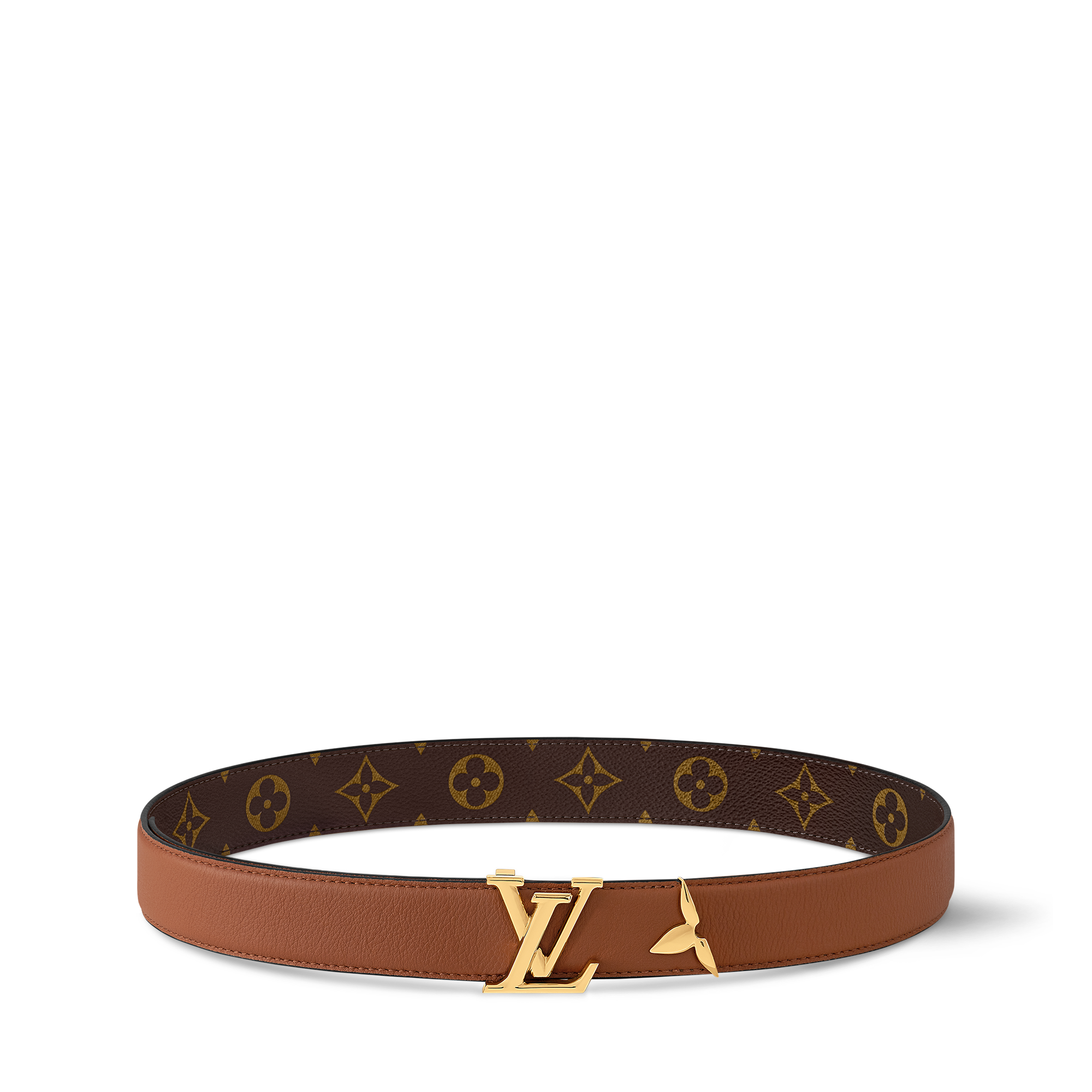 حزام Pretty LV بوجهين، مقاس 30 مم Monogram in النساء