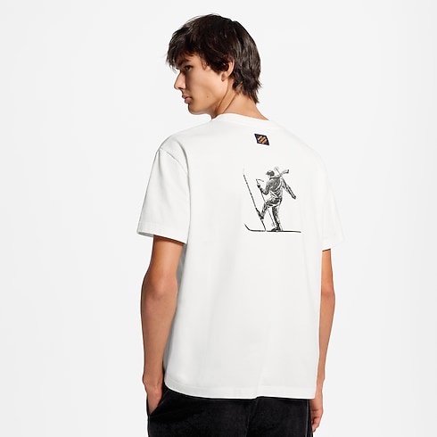 Printed Signature Short-Sleeved T-Shirt in Men's Ready to Wear All Ready-To-Wear collections by Louis Vuitton (Product zoom)