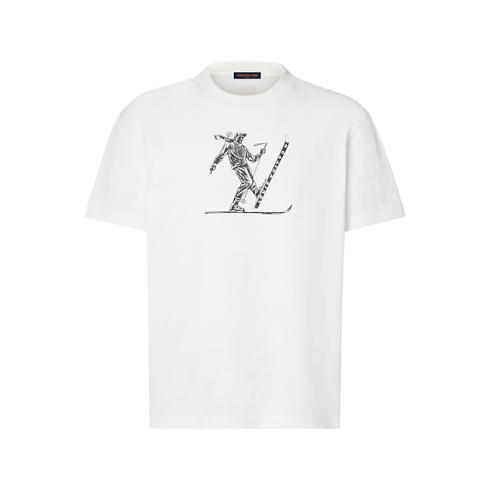 Printed Signature Short-Sleeved T-Shirt in Men's Ready to Wear All Ready-To-Wear collections by Louis Vuitton (Product zoom)