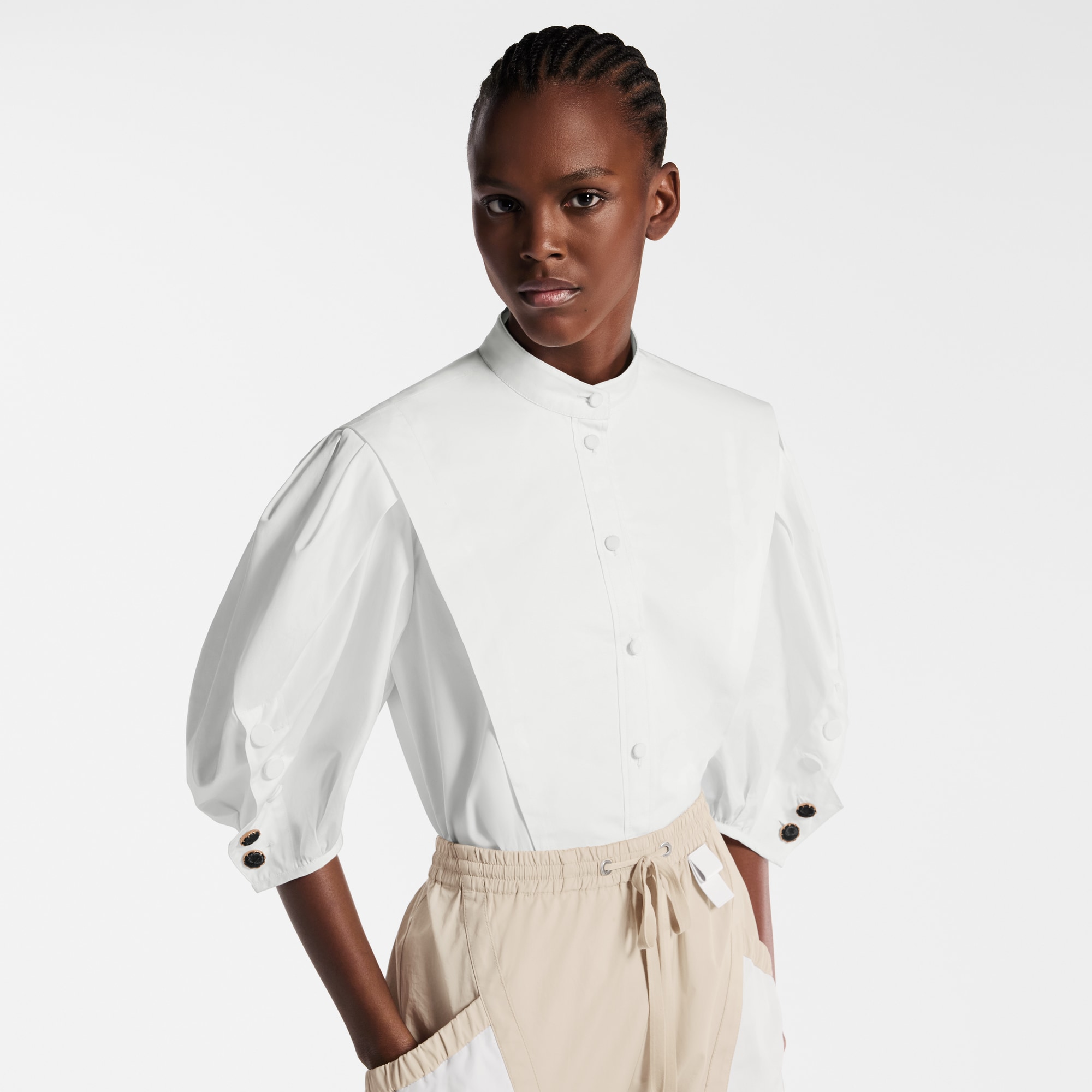 Puff-Sleeve Shirt  in Women