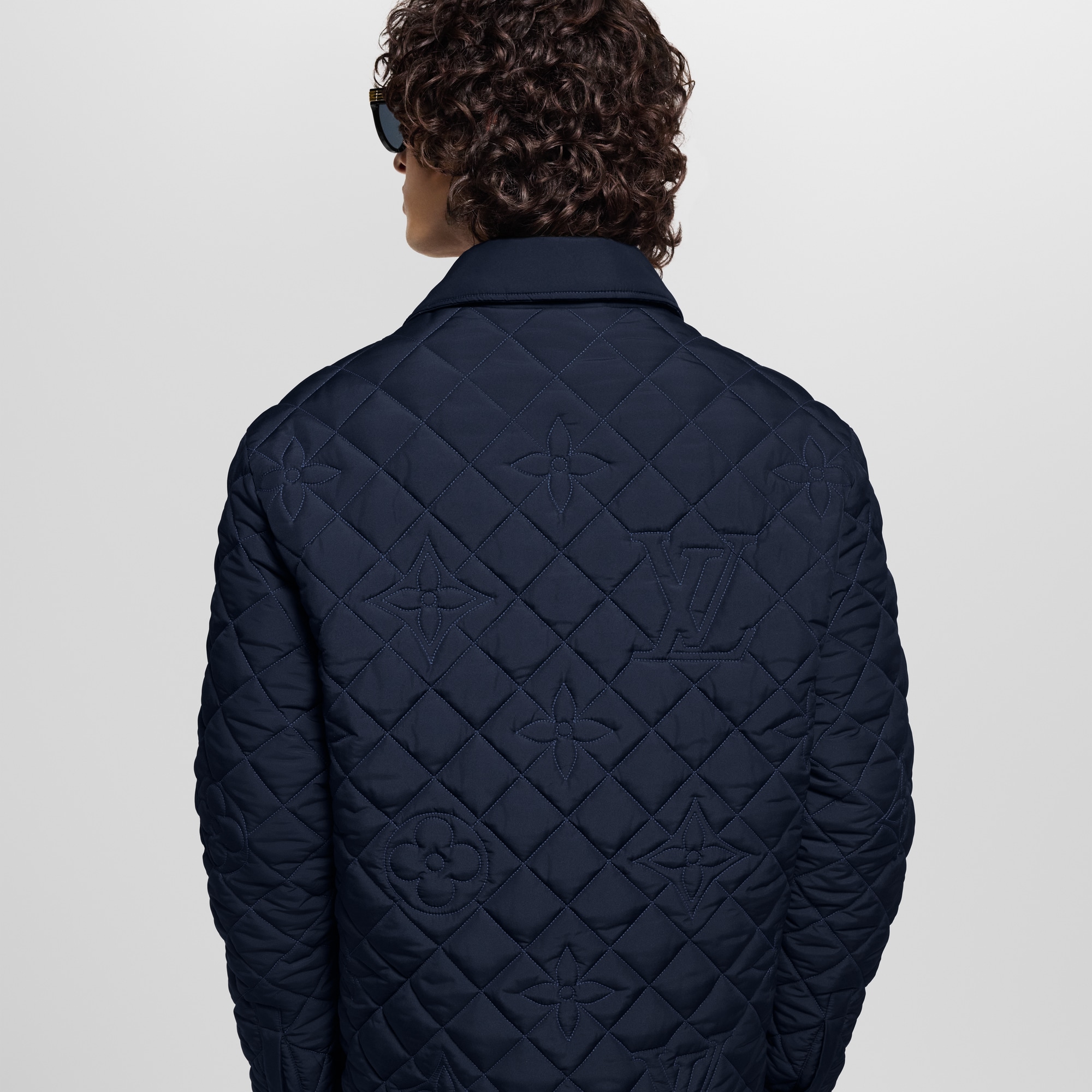 Quilted Monogram Overshirt  in Men