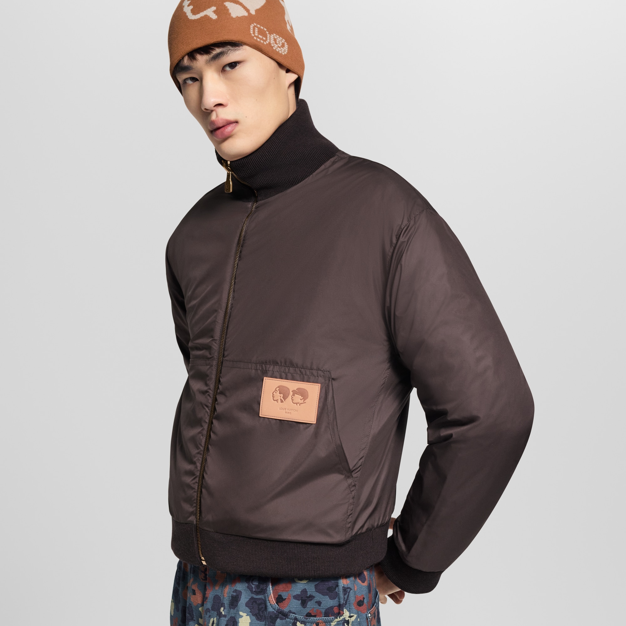 Reversible Fleece Blouson  in Men