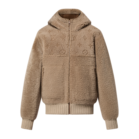 Reversible Hooded Shearling Blouson in Men's Ready to Wear Outerwear and Coats collections by Louis Vuitton (Product zoom)
