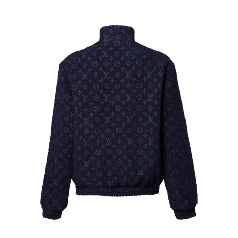 Reversible Monogram Fleece Bomber in Men's Ready to Wear Outerwear and Coats collections by Louis Vuitton (Product zoom)