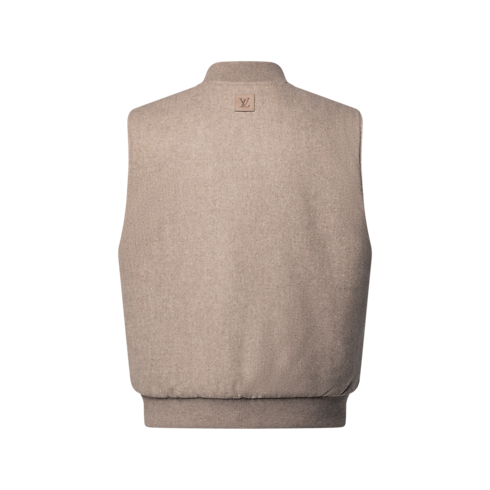 Reversible Padded Wool Vest in Men's New In Men } collections by Louis Vuitton (Product zoom)
