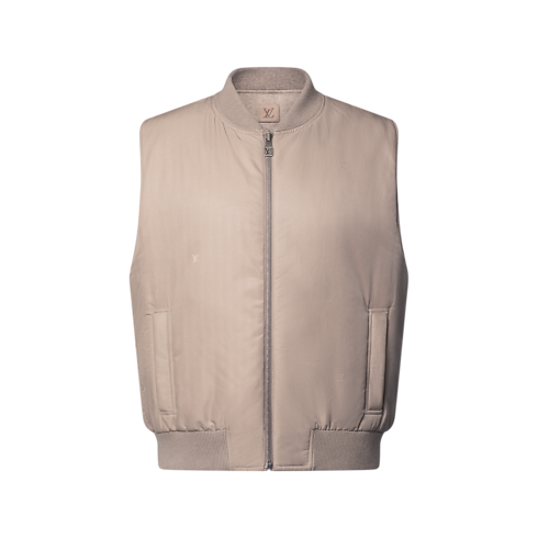 Reversible Padded Wool Vest in Men's New In Men } collections by Louis Vuitton (Product zoom)