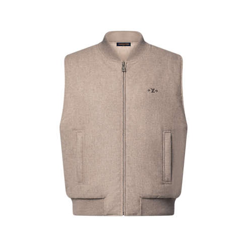 Reversible Padded Wool Vest in Men's New In Men } collections by Louis Vuitton (Product zoom)