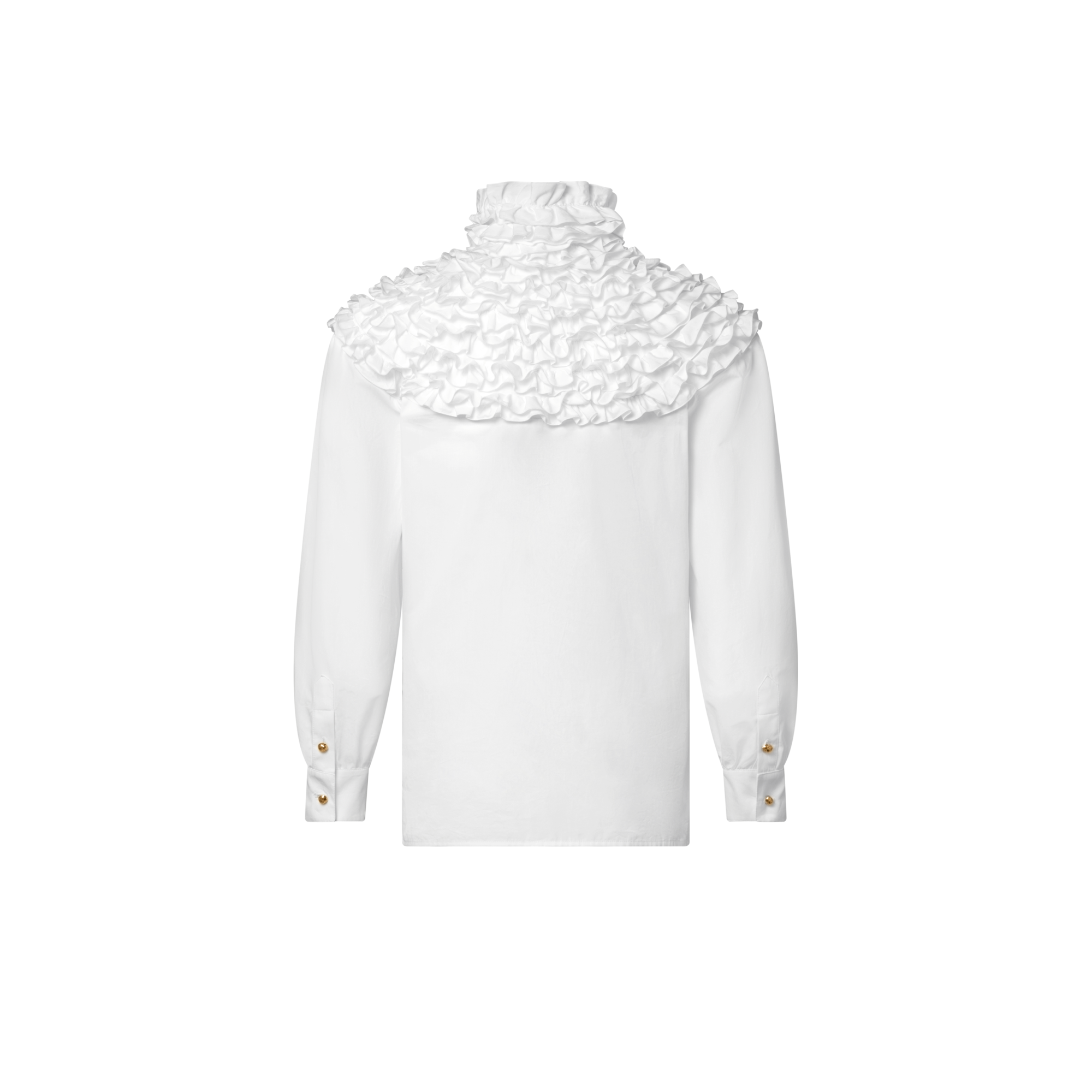 قميص بياقة مكشكشة  in النساء