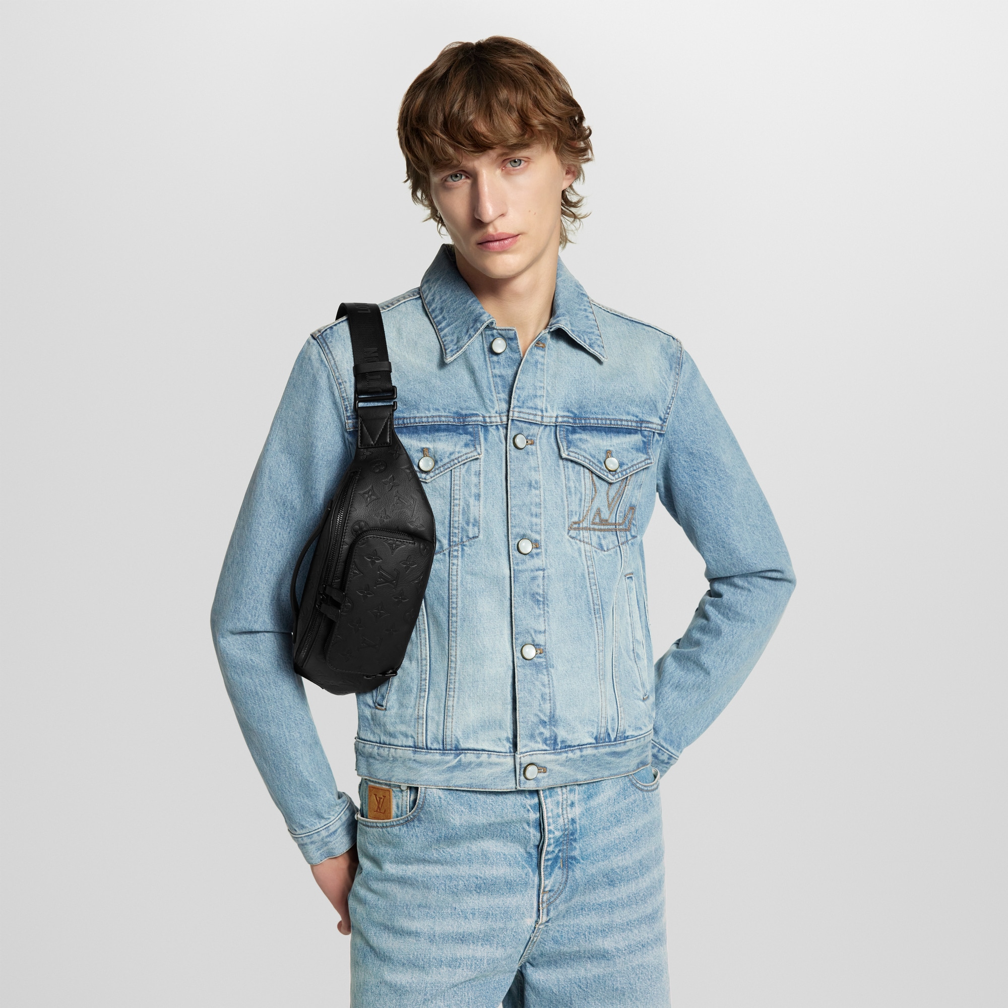 Rush Bumbag Monogram Shadow Leather in Men