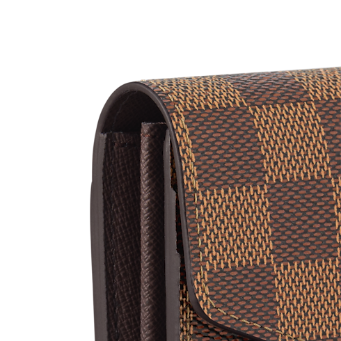 Sarah Wallet Damier Ebene in Women's Wallets and Small Leather Goods All Wallets and Small Leather Goods collections by Louis Vuitton (Product zoom)