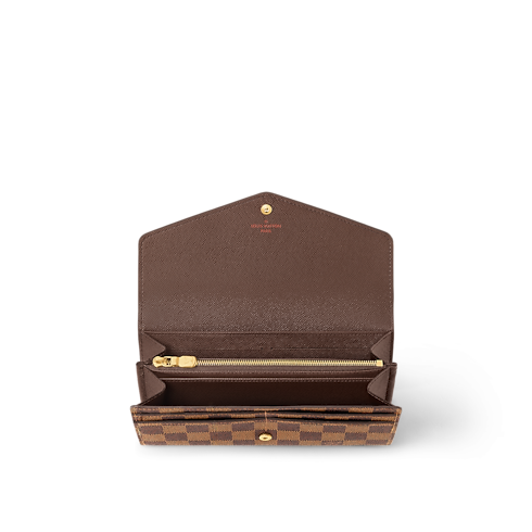 Sarah Wallet Damier Ebene in Women's Wallets and Small Leather Goods All Wallets and Small Leather Goods collections by Louis Vuitton (Product zoom)