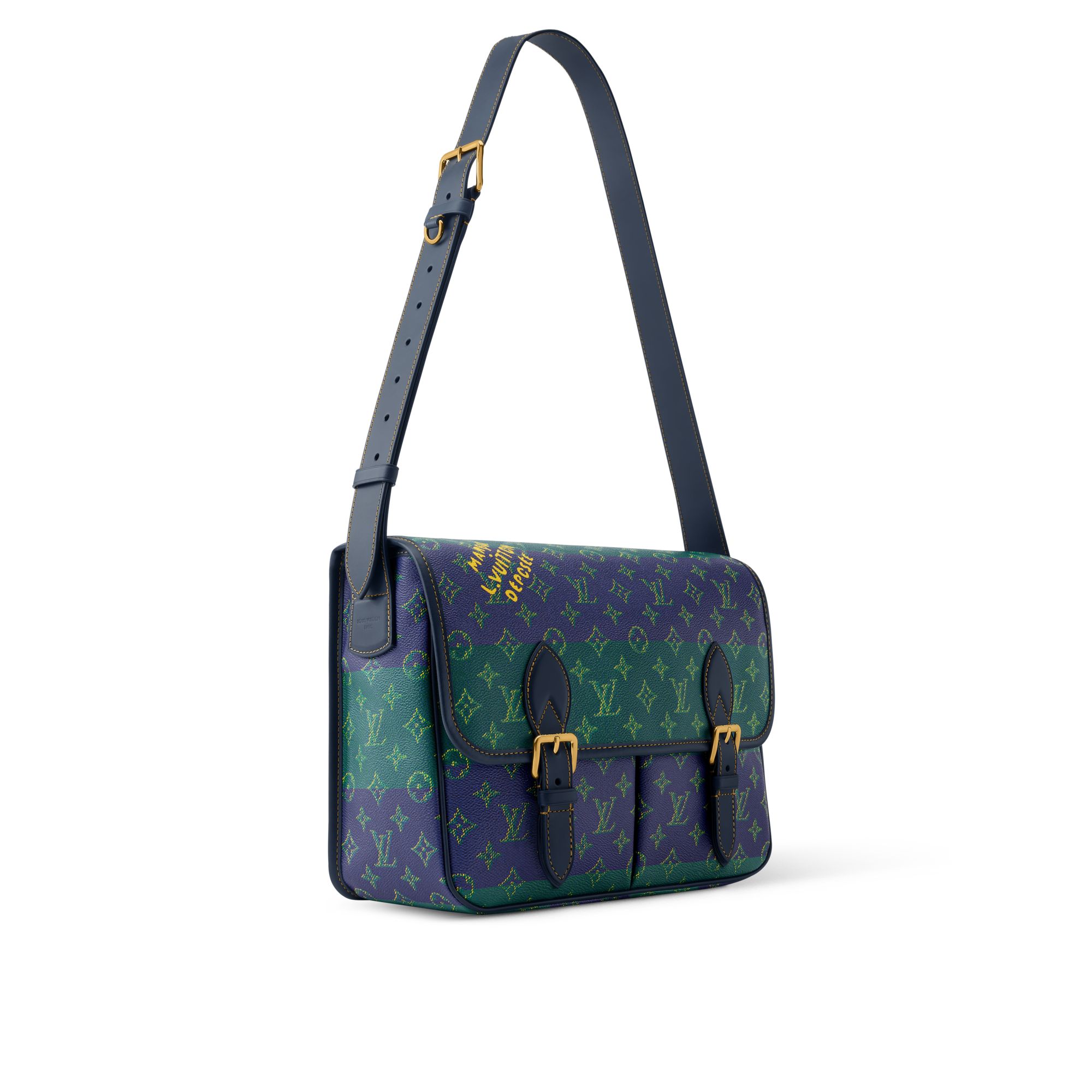 حقيبة Satchel Messenger Monogram Other in الحقائب والمنتجات الجلدية الصغيرة