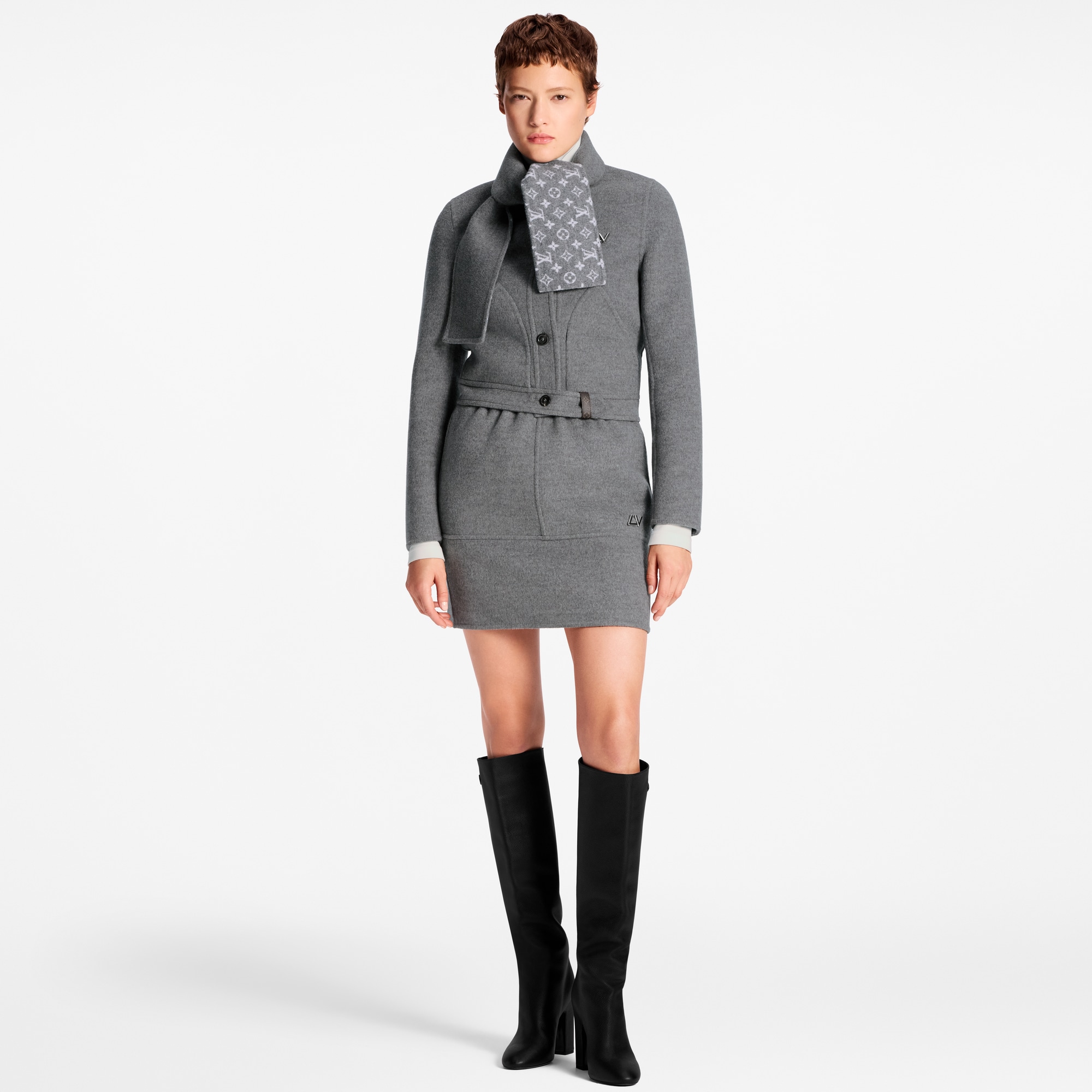 جاكيت بياقة على شكل وشاح  in النساء