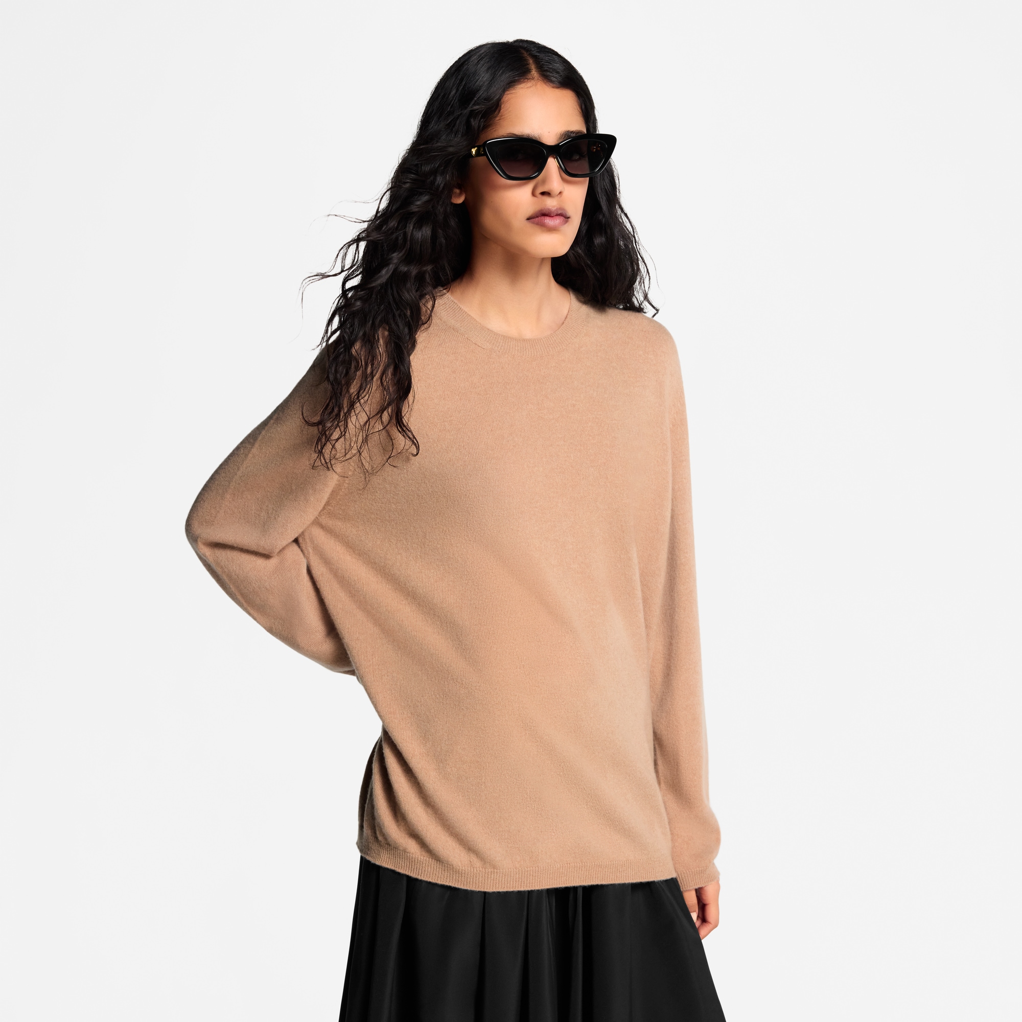 Seamless Cashmere Pullover  in Women