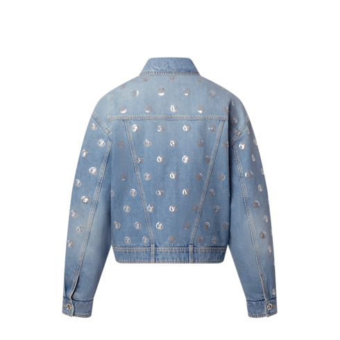 Sequin Signature Denim Jacket in Women's Ready to Wear Coats and Jackets collections by Louis Vuitton (Product zoom)