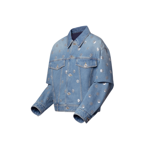 Sequin Signature Denim Jacket in Women's Ready to Wear Coats and Jackets collections by Louis Vuitton (Product zoom)