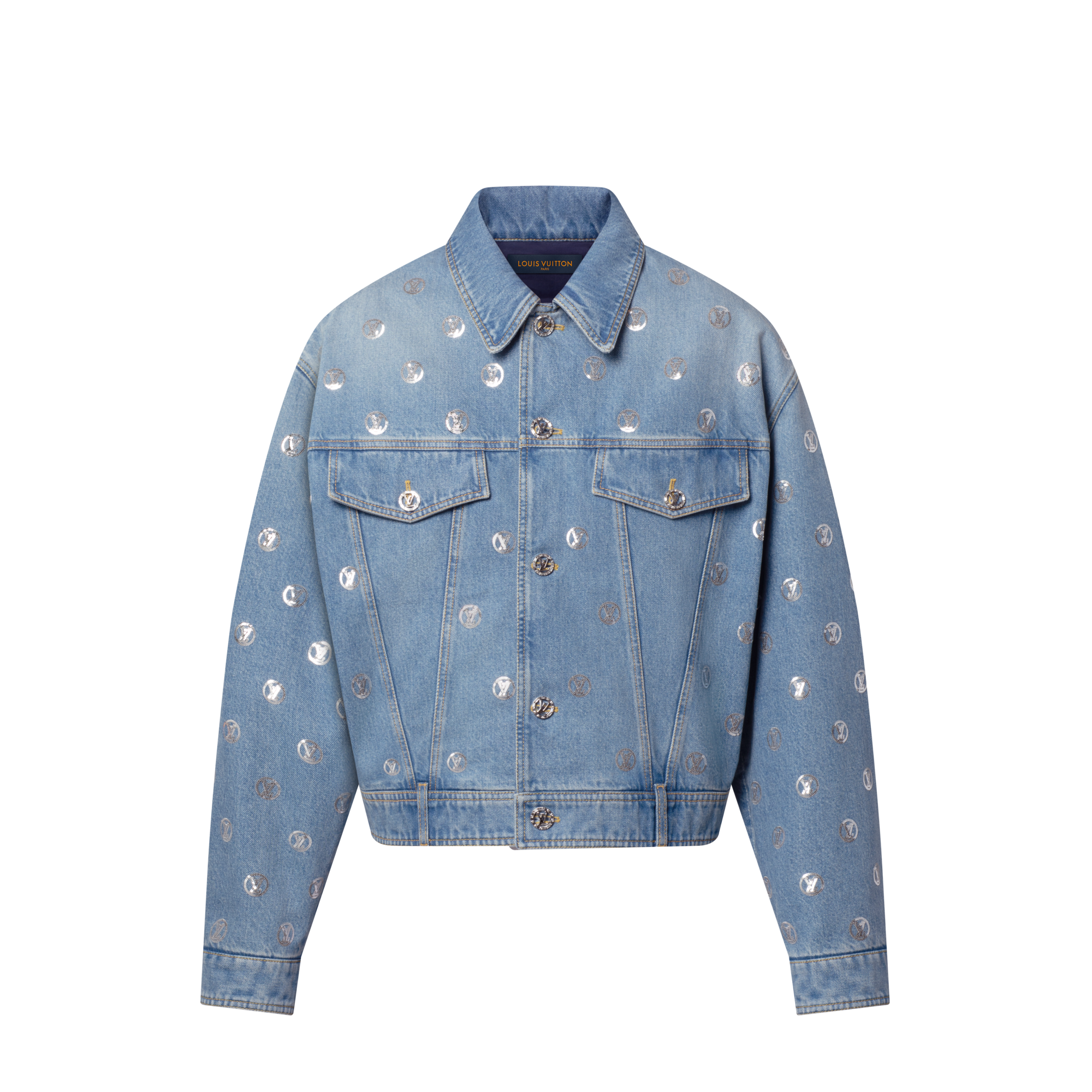 Sequin Signature Denim Jacket  in Women