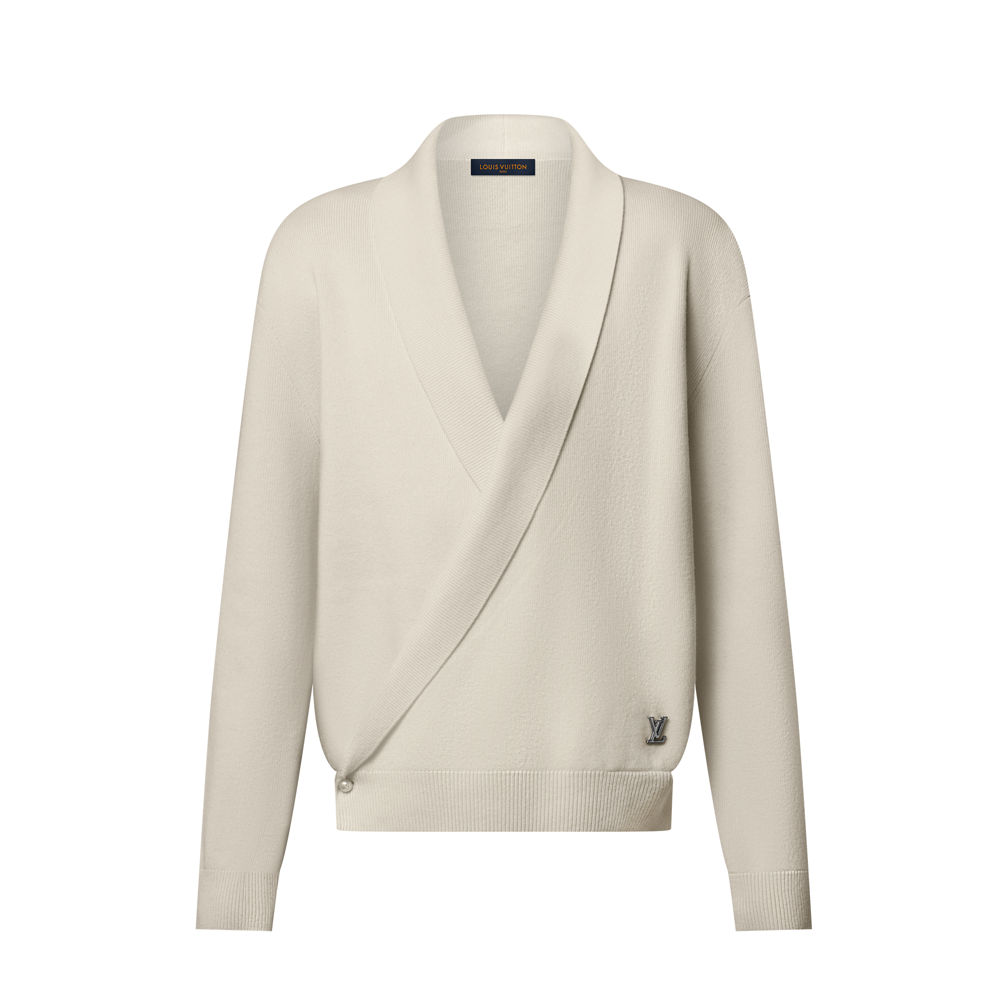 جاكيت محبوك بياقة على شكل شال  in الرجال