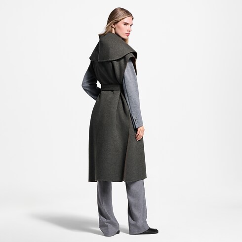 Shawl Collar Sleeveless Wrap Coat in Women's Ready to Wear Coats and Jackets collections by Louis Vuitton (Product zoom)