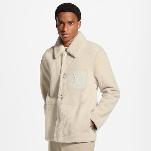 Shearling Workwear Overshirt in Men's Ready to Wear All Ready-To-Wear collections by Louis Vuitton (Product zoom)