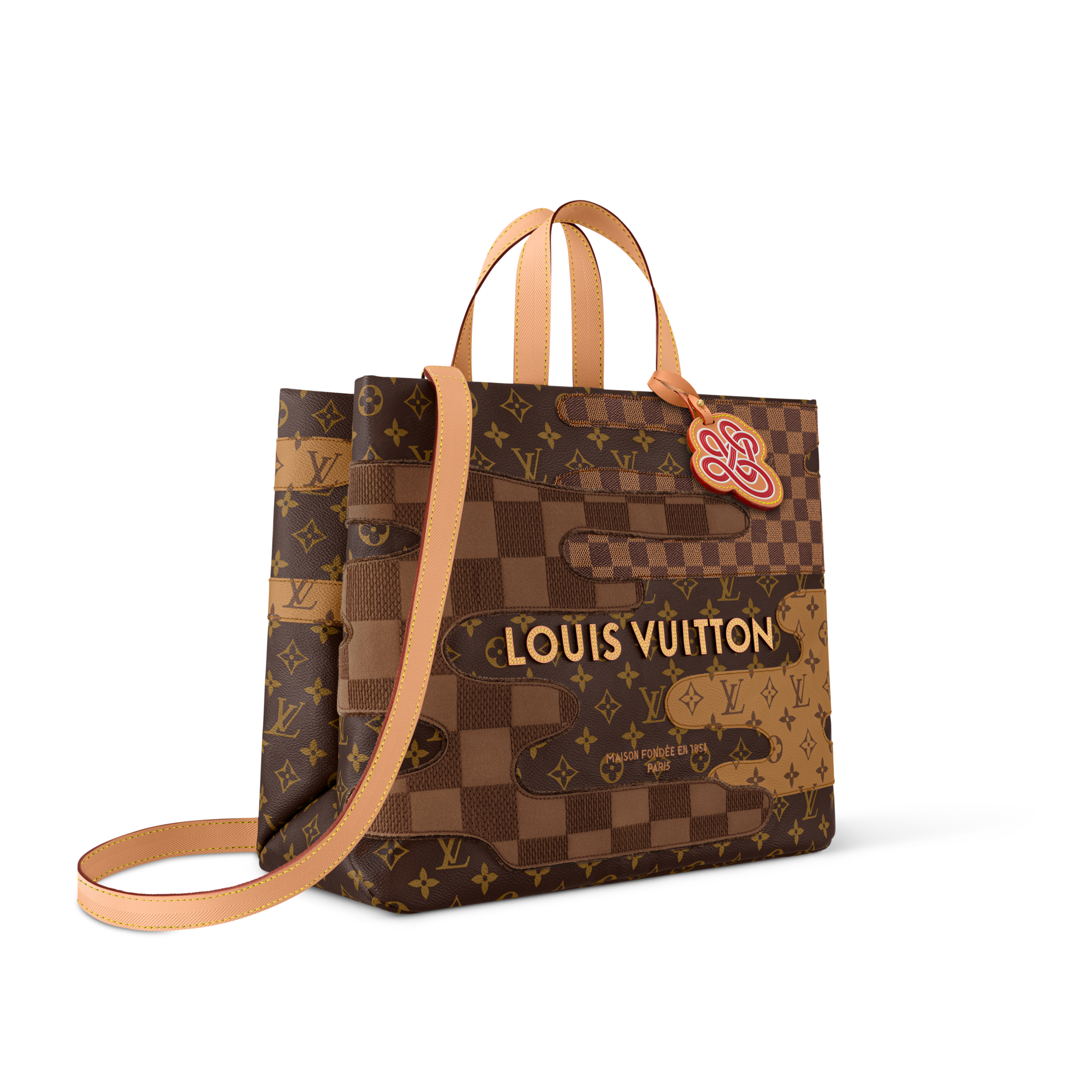 حقيبة Shopper Tote MM قماش Monogram آخر in الحقائب والمنتجات الجلدية الصغيرة